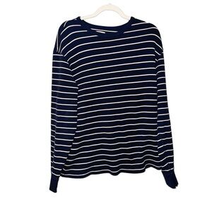 J CREW Stripe Thermal Tee